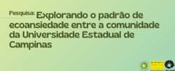 Explorando o padrão de ecoansiedade entre a comunidade da Universidade Estadual de Campinas