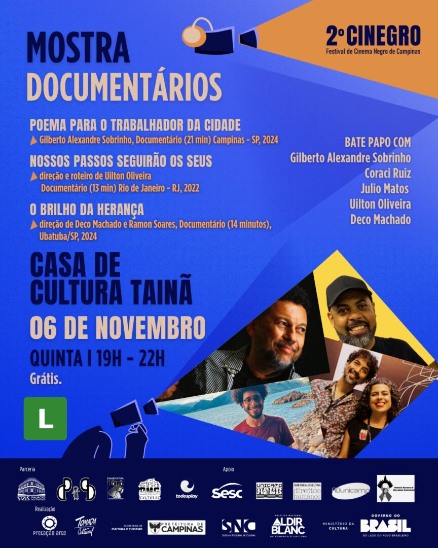 mostra documentários Cinegro programação